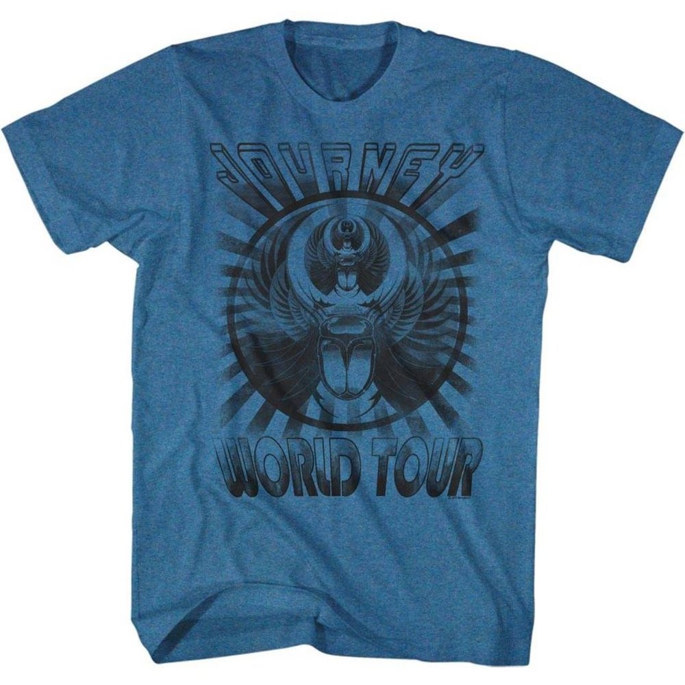Journey World Tour Pacific Blue Adult T-Shirt